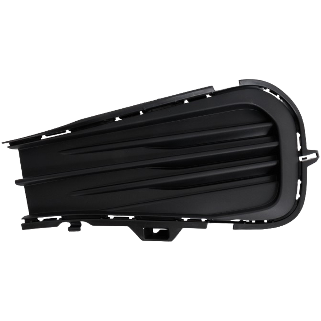 JETTA 22-23 FOG LAMP COVER RH, Outer Grille, Black, w/o Sport Pkg, Comfortline/SE/S/Trendline Models