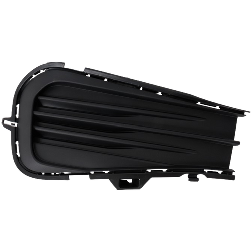 JETTA 22-23 FOG LAMP COVER LH, Outer Grille, Black, w/o Sport Pkg, Comfortline/SE/S/Trendline Models