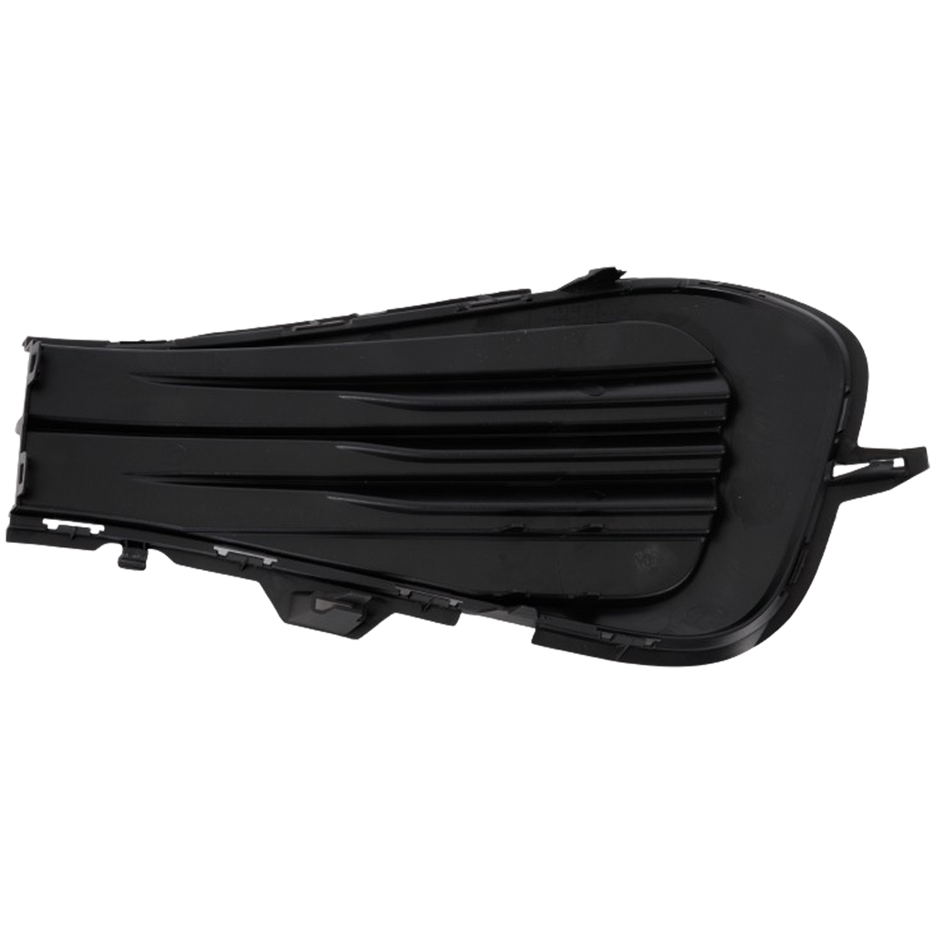 JETTA 22-23 FOG LAMP COVER LH, Outer Grille, Black, w/o Sport Pkg, Comfortline/SE/S/Trendline Models