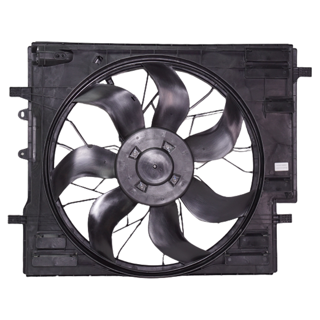 XC90 16-22 RADIATOR FAN ASSEMBLY, Single Fan, w/ Brush less motor, 2.0L Turbo/Supercharged Eng.