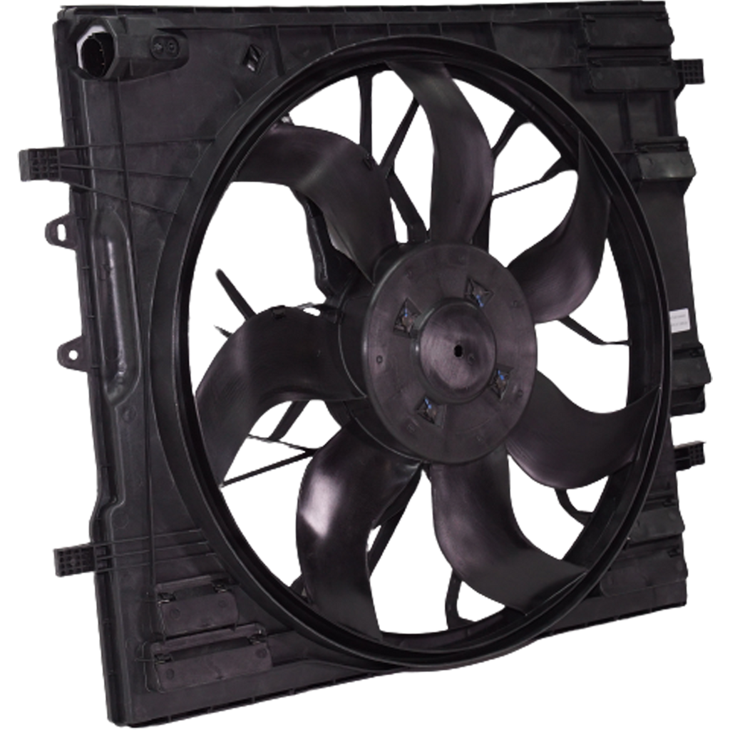 XC90 16-22 RADIATOR FAN ASSEMBLY, Single Fan, w/ Brush less motor, 2.0L Turbo/Supercharged Eng.