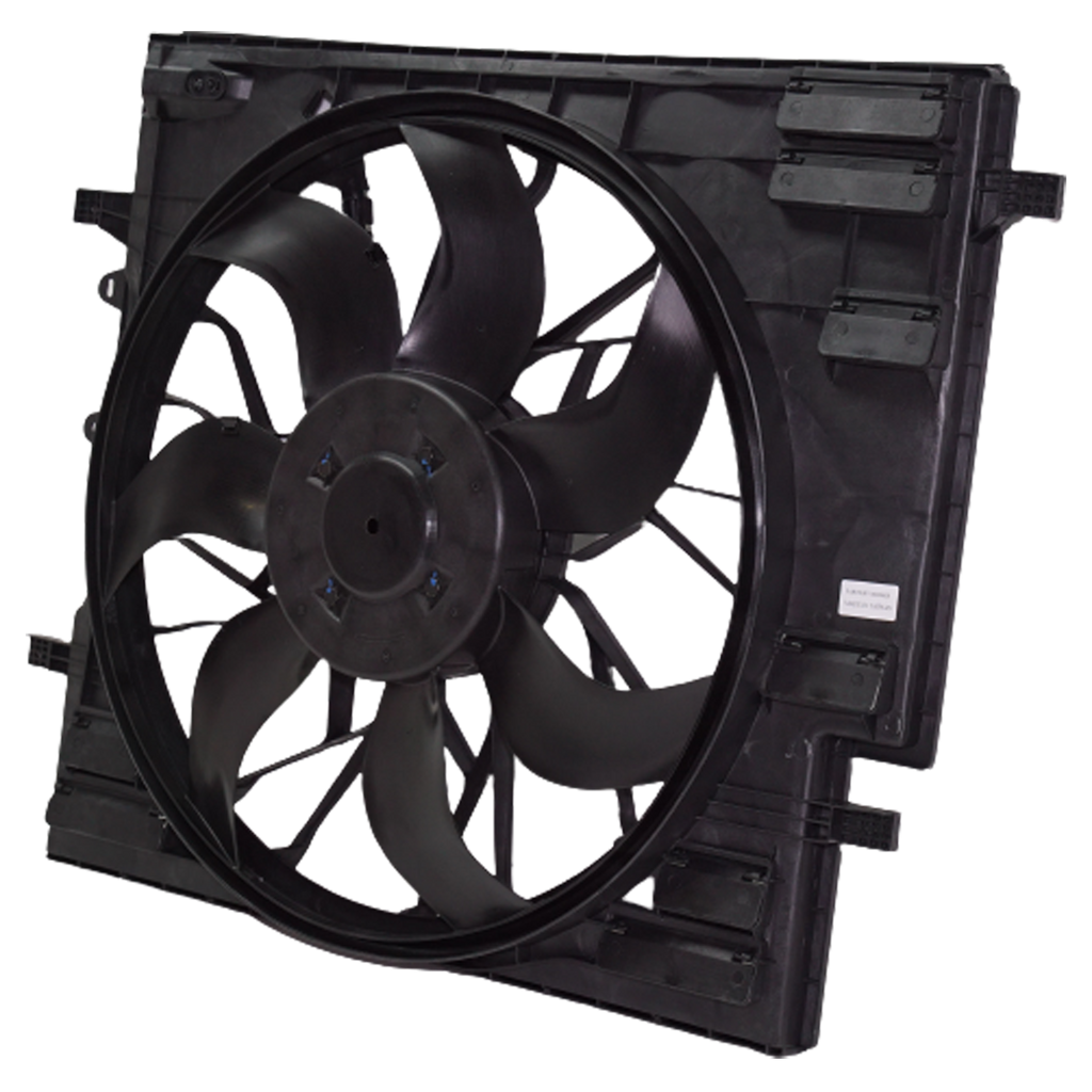 XC90 16-22 RADIATOR FAN ASSEMBLY, Single Fan, w/ Brush less motor, 2.0L Turbo/Supercharged Eng.