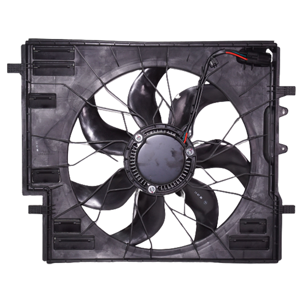 XC90 16-22 RADIATOR FAN ASSEMBLY, Single Fan, w/ Brush less motor, 2.0L Turbo/Supercharged Eng.