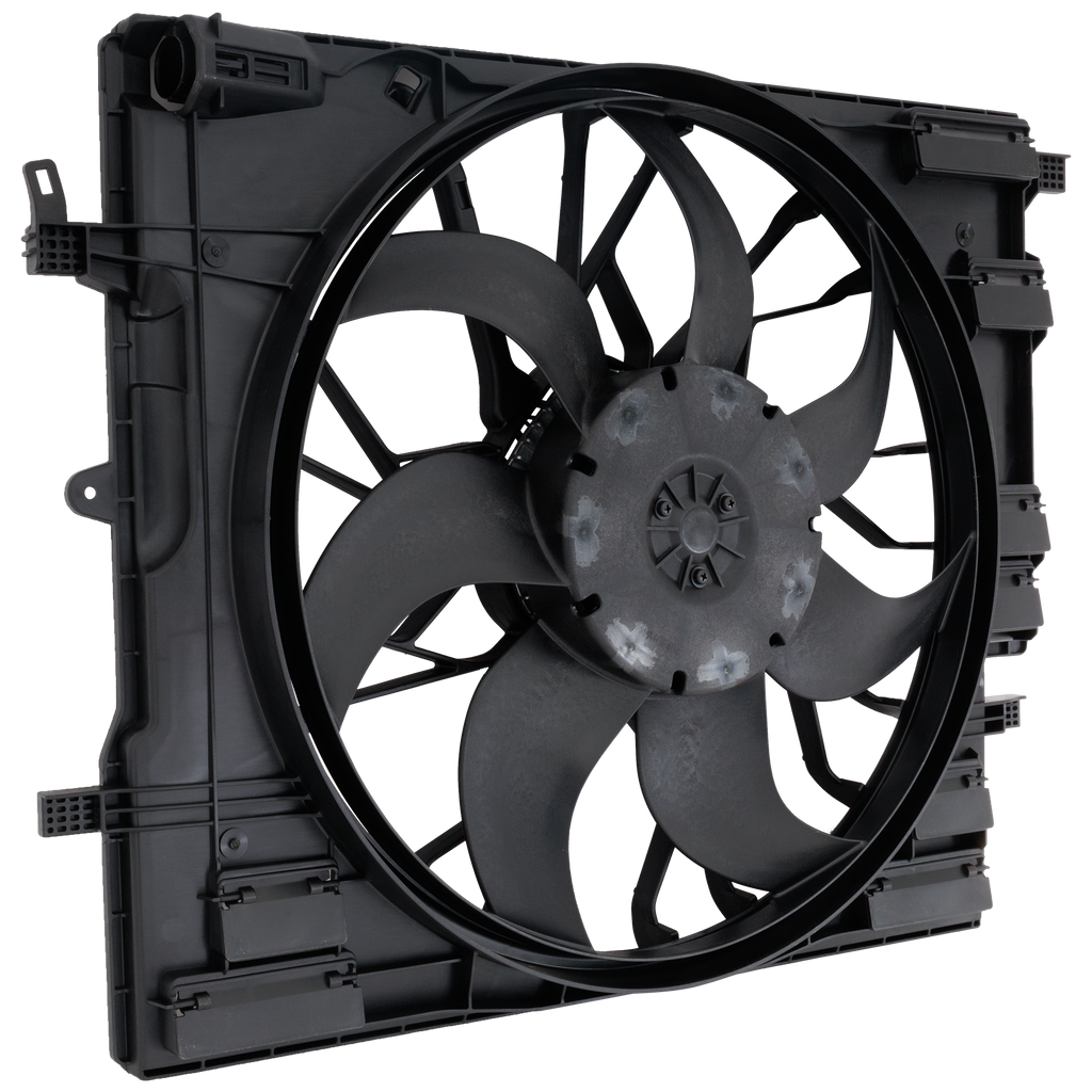 S90 17-21/V90/V60 19-21 RADIATOR FAN ASSEMBLY, Single Fan, (Excludes Plug-In Models)