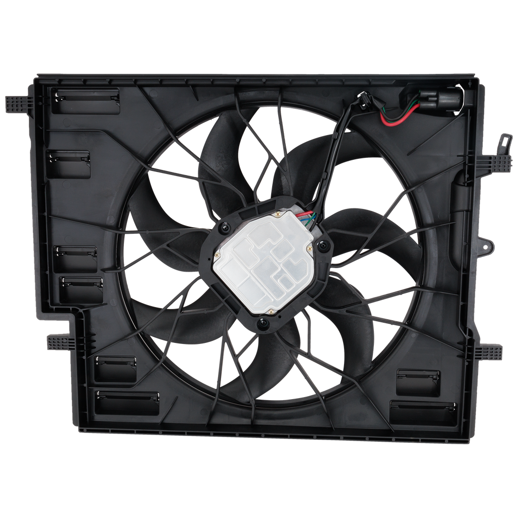 S90 17-21/V90/V60 19-21 RADIATOR FAN ASSEMBLY, Single Fan, (Excludes Plug-In Models)