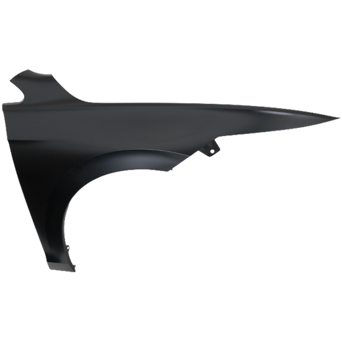 GOLF 20-21/GTI 22-23 FRONT FENDER RH, Black, w/o Fog Lamp Hole - CAPA