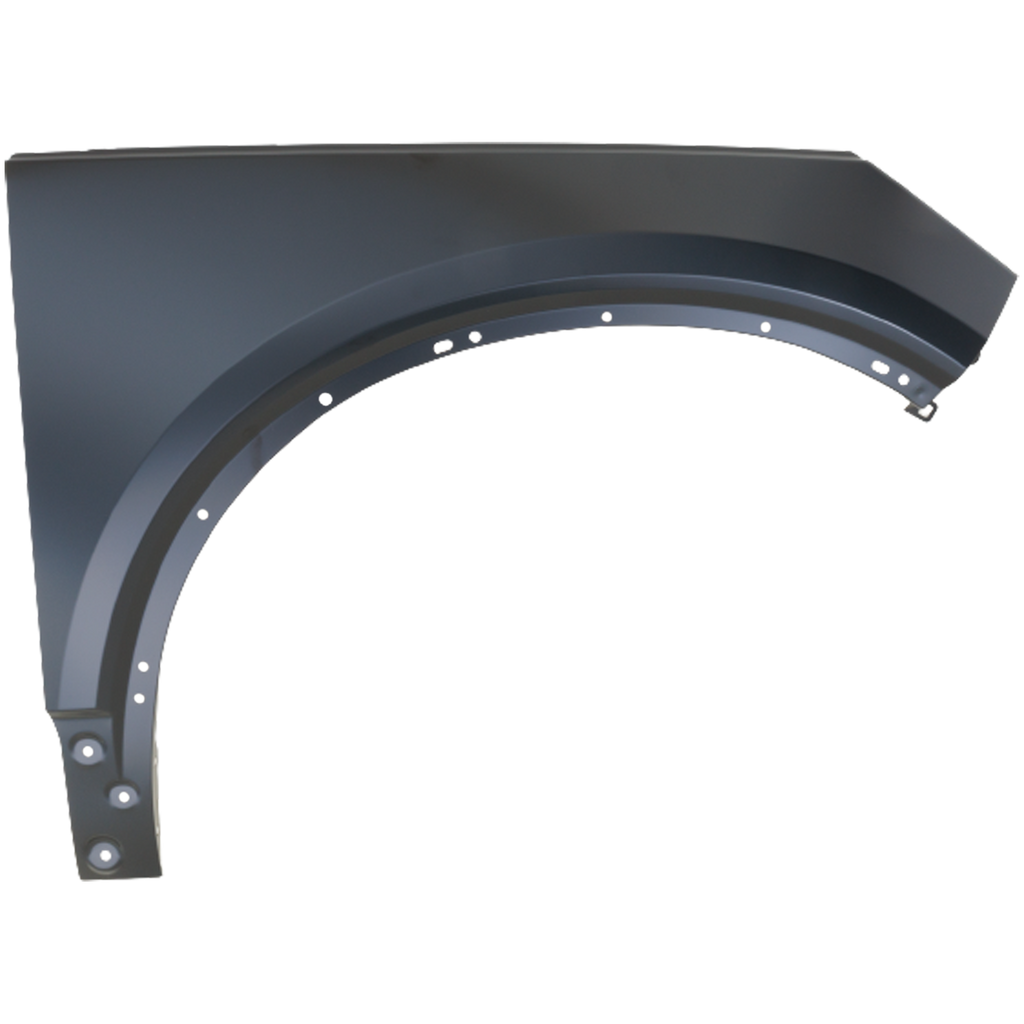 XC40 19-21 FRONT FENDER LH, Black, Steel