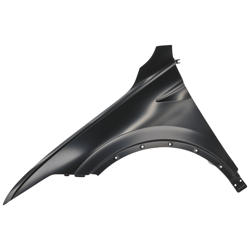 TIGUAN 22-23 FRONT FENDER LH, Black, Steel, From 11-21-22