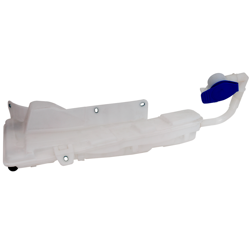 TIGUAN 19-23 WASHER RESERVOIR, Assembly, w/o Headlight Washer Holes, w/ Inlet, Filler, Cap, Pump, Sensor, From 7-9-18