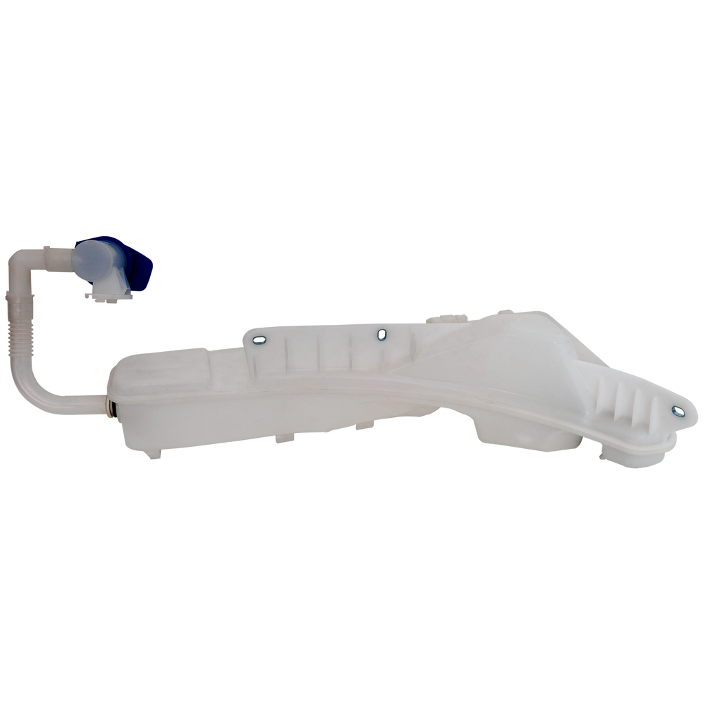 TIGUAN 19-23 WASHER RESERVOIR, Assembly, w/o Headlight Washer Holes, w/ Inlet, Filler, Cap, Pump, Sensor, From 7-9-18