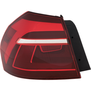 PASSAT 17-19 TAIL LAMP LH, Outer, Assembly, Halogen, (17-17 From 7-4-16)