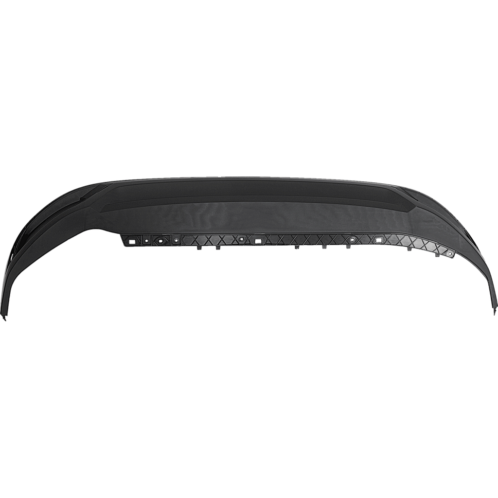 PASSAT 20-22 REAR LOWER VALANCE, Spoiler, Plastic, Textured Black, S/SE/SEL/Comfortline/(Execline Models, w/o R-Line Package)