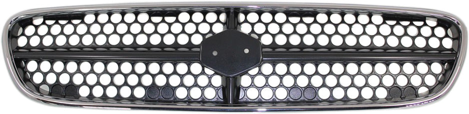 ESTEEM 99-00 GRILLE, Chrome Shell/Painted Silver-Black Insert