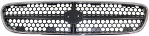 ESTEEM 99-00 GRILLE, Chrome Shell/Painted Silver-Black Insert