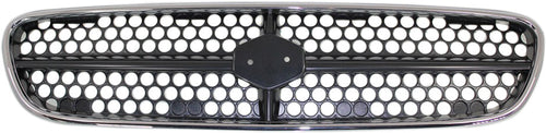 ESTEEM 99-00 GRILLE, Chrome Shell/Painted Silver-Black Insert