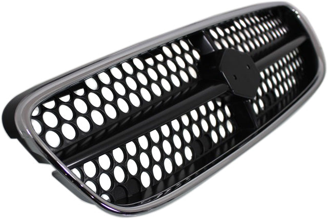ESTEEM 99-00 GRILLE, Chrome Shell/Painted Silver-Black Insert