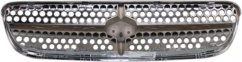 ESTEEM 99-00 GRILLE, Chrome Shell/Painted Silver-Black Insert