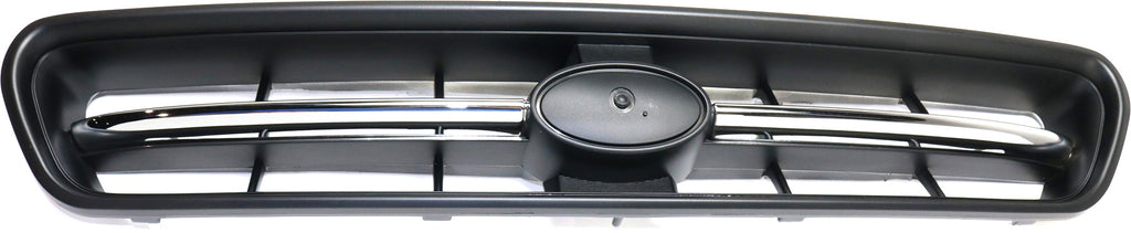 LEGACY 00-02 GRILLE, Paintable Shell and Insert, w/ Chrome Insert Molding, Brighton Models, (Exc. Outback Model)