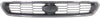 LEGACY 03-04 GRILLE, ABS Plastic, Chrome Shell/Painted Silver-Black Insert, (Exc. Outback Model)