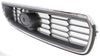 LEGACY 03-04 GRILLE, ABS Plastic, Chrome Shell/Painted Silver-Black Insert, (Exc. Outback Model)