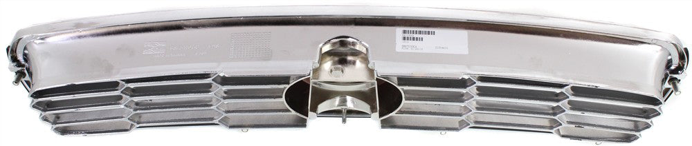 LEGACY 03-04 GRILLE, ABS Plastic, Chrome Shell/Painted Silver-Black Insert, (Exc. Outback Model)