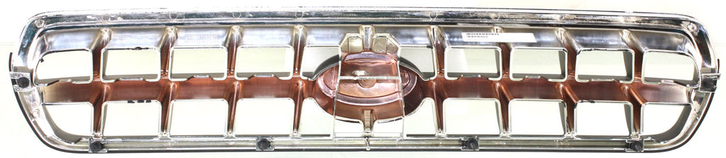 OUTBACK 03-04 GRILLE, Chrome Shell/Painted Silver-Black Insert