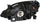 AERIO 02-07 HEAD LAMP RH, Lens and Housing
