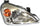 AERIO 02-07 HEAD LAMP RH, Lens and Housing