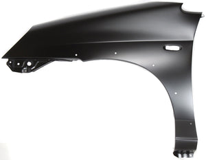 AERIO 02-07 FRONT FENDER LH, Primed, USA Built Vehicle, w/ Side Molding Holes