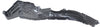 AERIO 02-04 FRONT FENDER LINER RH, Plastic