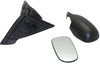 SAAB 9-3 03-11 MIRROR LH, Power, Manual Folding, Heated, Paintable, w/ Memory, Sedan/Wagon