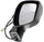 FR-S 13-16 MIRROR RH, Power, Manual Folding, Non-Heated, Textured