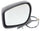 FR-S 13-16 MIRROR LH, Power, Manual Folding, Heated, Textured