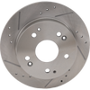 INTEGRA 97-01/RSX 02-06/ACCORD 98-02 REAR BRAKE DISC RH=LH, Cross-drilled and Slotted, (Integra, Type R Model)