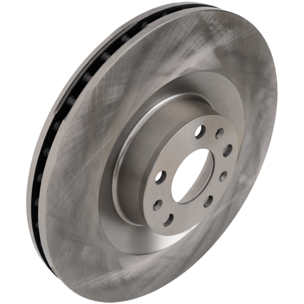 A8 QUATTRO 04-10/A6 QUATTRO 09-11 FRONT BRAKE DISC RH=LH, Plain Surface, Vented, 5 Lugs