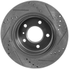 LUCERNE / DTS 06-11 REAR BRAKE DISC RH=LH, Cross-drilled and Slotted