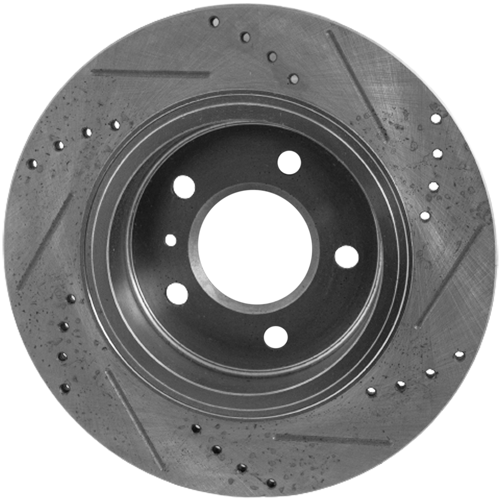 LUCERNE / DTS 06-11 REAR BRAKE DISC RH=LH, Cross-drilled and Slotted