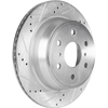 SILVERADO 1500 07-19 / ESCALADE/TAHOE/YUKON 07-20 REAR BRAKE DISC RH=LH, Cross-drilled and Slotted