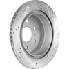 SILVERADO 1500 07-19 / ESCALADE/TAHOE/YUKON 07-20 REAR BRAKE DISC RH=LH, Cross-drilled and Slotted