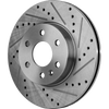 COLORADO/CANYON 15-20 FRONT BRAKE DISC RH=LH, Cross-drilled and Slotted