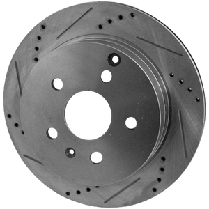 EQUINOX/TERRAIN 10-17 REAR BRAKE DISC RH=LH, Cross-drilled and Slotted