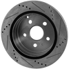 EQUINOX/TERRAIN 10-17 REAR BRAKE DISC RH=LH, Cross-drilled and Slotted