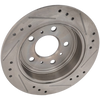 MONTE CARLO 06-07/IMPALA 06-10 REAR BRAKE DISC RH=LH, Cross-drilled and Slotted