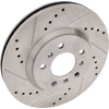 IMPALA 06-13/IMPALA LIMITED 14-16 FRONT BRAKE DISC RH=LH, Cross-drilled and Slotted