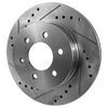 K1500 88-99/TAHOE 95-00/YUKON 92-00 FRONT BRAKE DISC RH=LH, Cross-drilled and Slotted