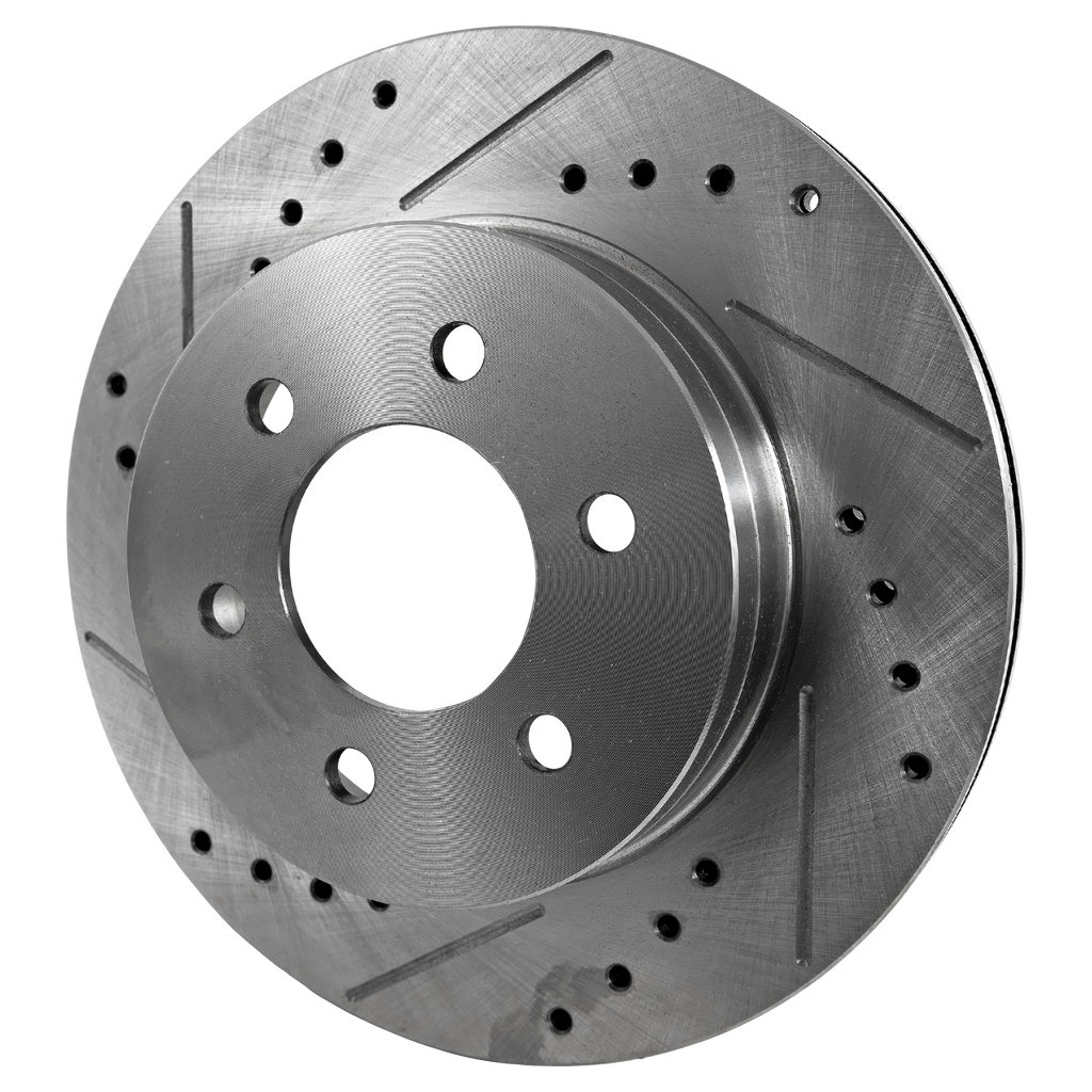 K1500 88-99/TAHOE 95-00/YUKON 92-00 FRONT BRAKE DISC RH=LH, Cross-drilled and Slotted