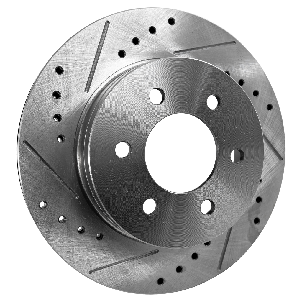 K1500 88-99/TAHOE 95-00/YUKON 92-00 FRONT BRAKE DISC RH=LH, Cross-drilled and Slotted