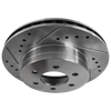 K1500 88-99/TAHOE 95-00/YUKON 92-00 FRONT BRAKE DISC RH=LH, Cross-drilled and Slotted