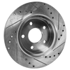 COBALT 05-08/MALIBU 04-12 REAR BRAKE DISC RH=LH, Cross-drilled and Slotted