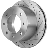 SILVERADO 3500 HD/SIERRA 3500 HD 11-19 REAR BRAKE DISC RH=LH, DRW, Cross-drilled and Slotted